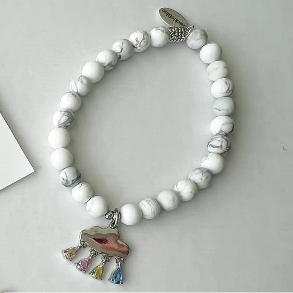 Jackie Blue Handmade Behind Every Cloud 2024 Infertility Awareness Bracelet